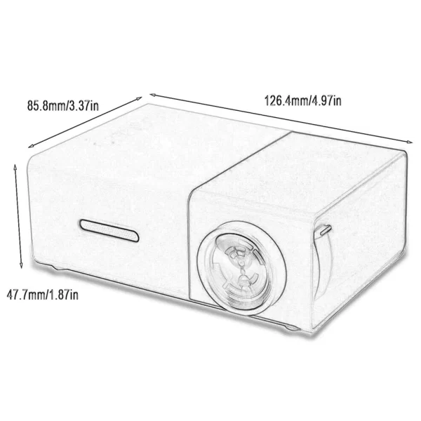 Mini proyector LED - Imagen 4