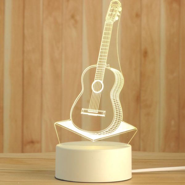 Lámpara Led Acrílico guitarra - Imagen 5