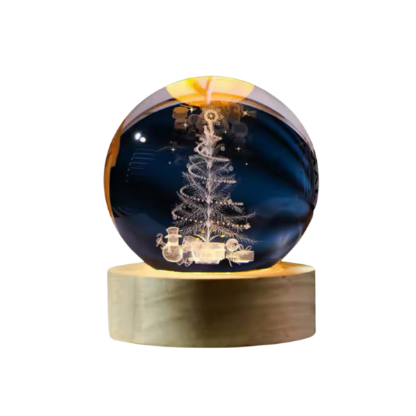 Lámpara Bola de Cristal Árbol de Navidad - Imagen 4